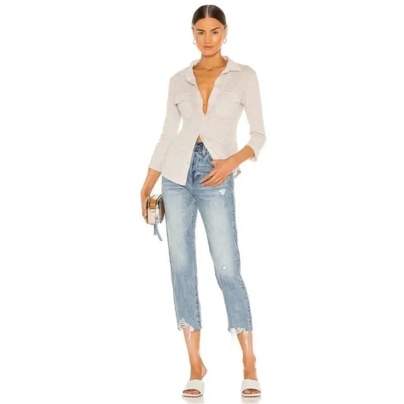 NWT Pistola Charlie Ripped Straight-Leg Jeans in Ruthless sz 31 - Picture 2 of 10